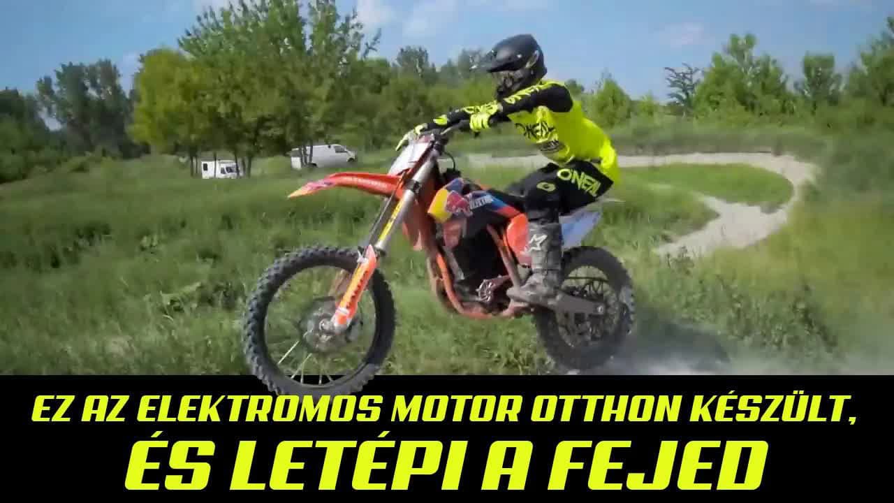 Thumbnail for Ez az elektromos motor otthon készült, és letépi a fejed