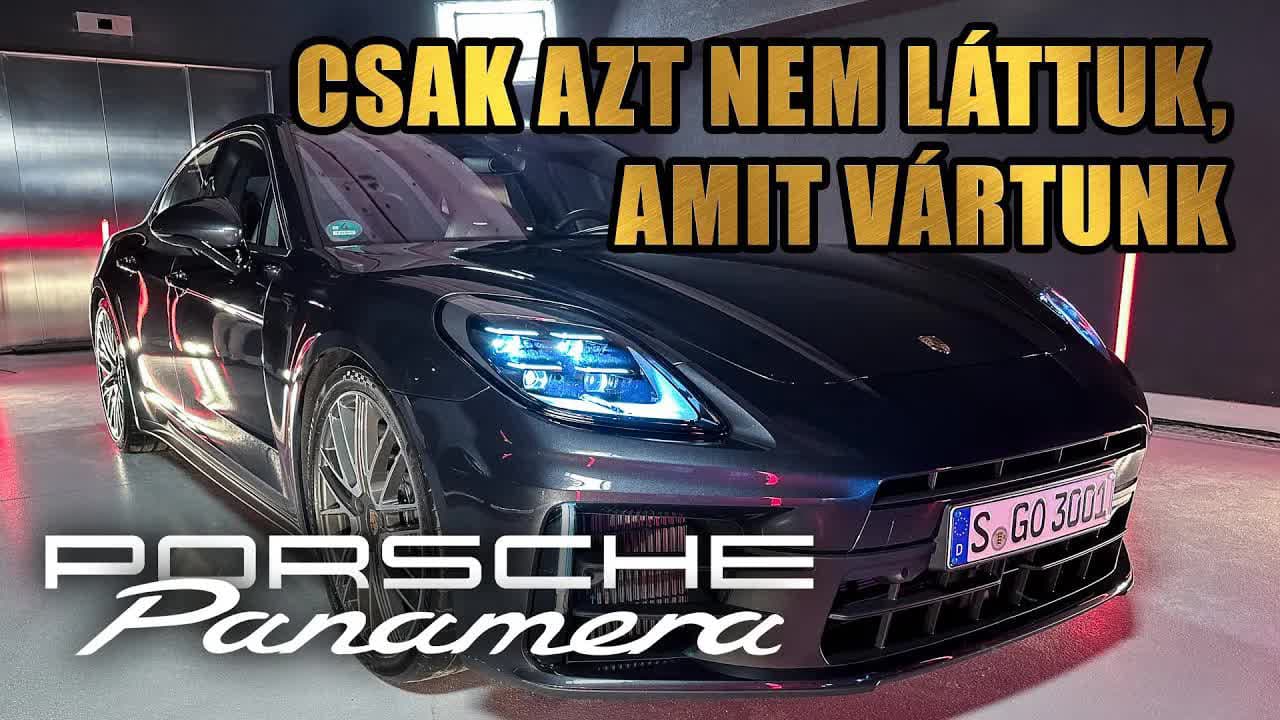 Thumbnail for Itt az új Porsche Panamera, csak azt nem láttuk, amit vártunk 👀