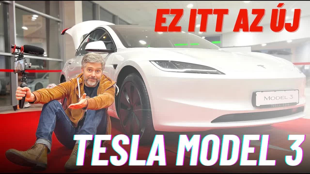 Thumbnail for Karotta akcióban - Magyarországon szaglásztuk körbe az új Tesla Model 3-at