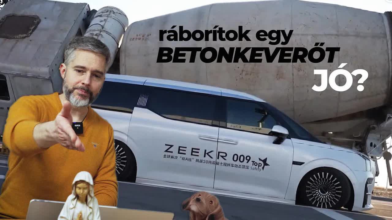 Thumbnail for Ráborítok egy BETONKEVERŐT a szép autódra, jó? - TC Híradó 2024/01/24 [115.]