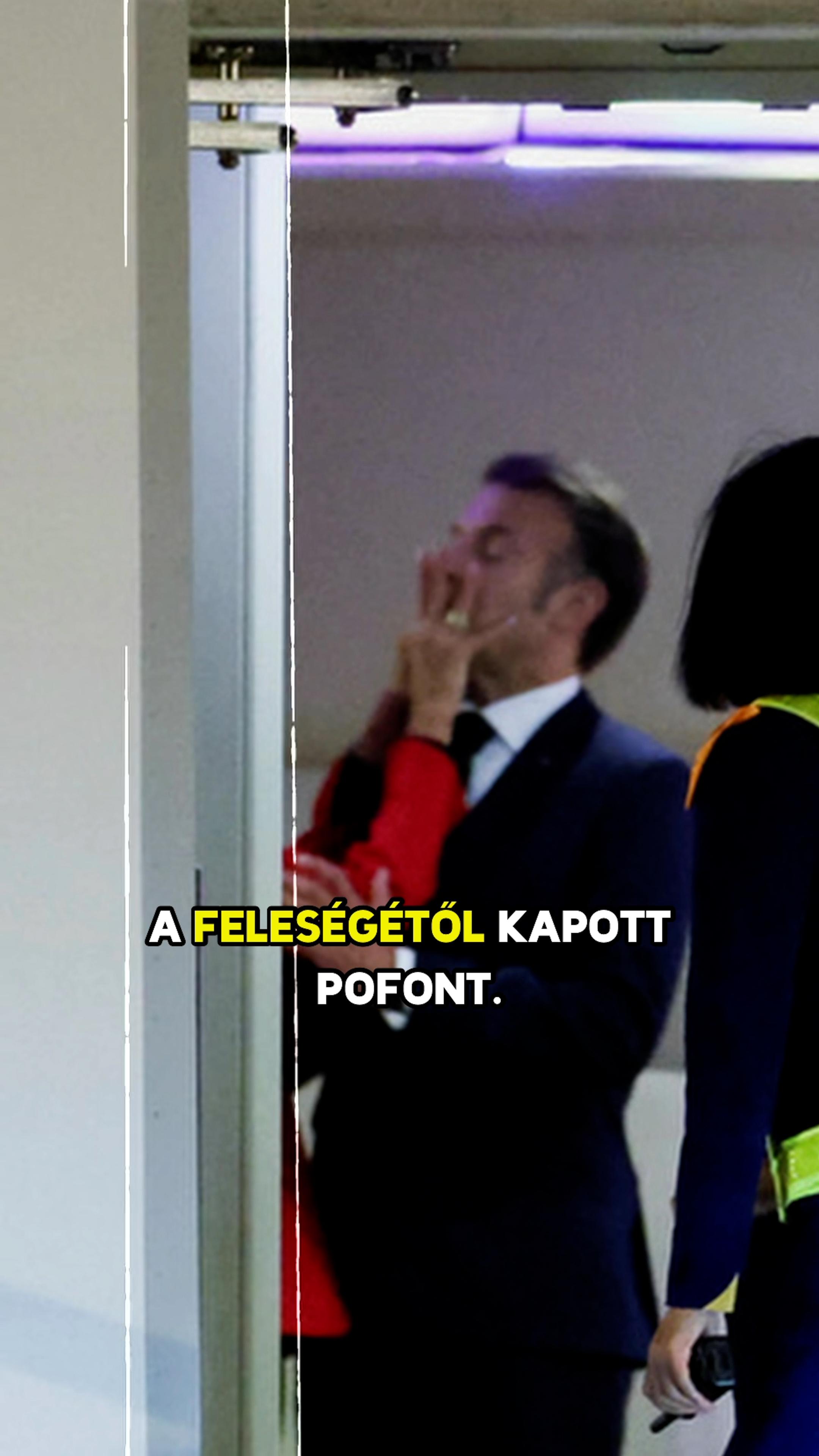 Emmanuel Macron megmagyarázta a feleségétől kapott pofont