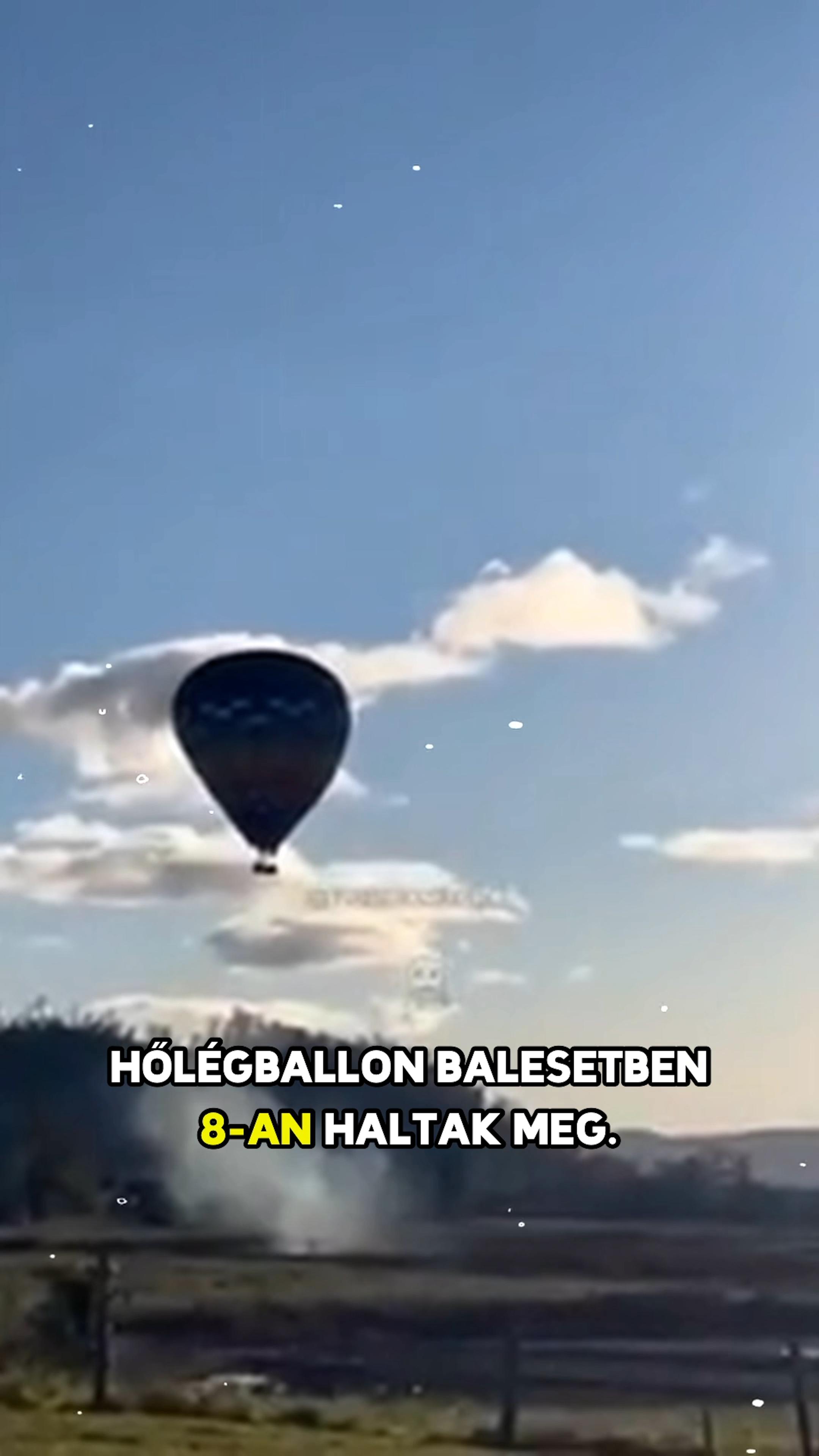 Légi tragédia Brazíliában – hőlégballon-balesetben nyolcan meghaltak
