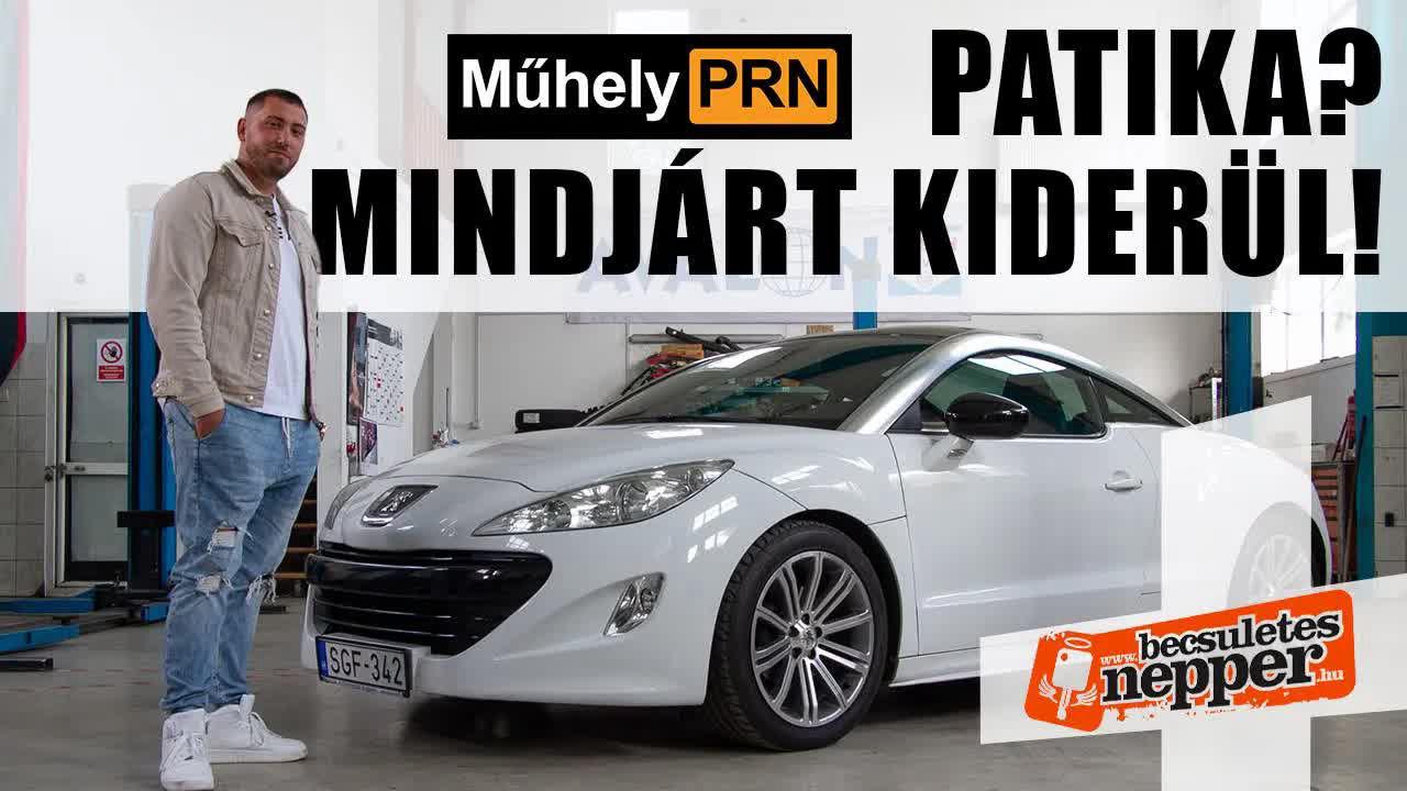 Thumbnail for Itt csak Novoth Tibi segíthet! – Peugeot RCZ 1.6 THP – 2010 – MűhelyPRN 173