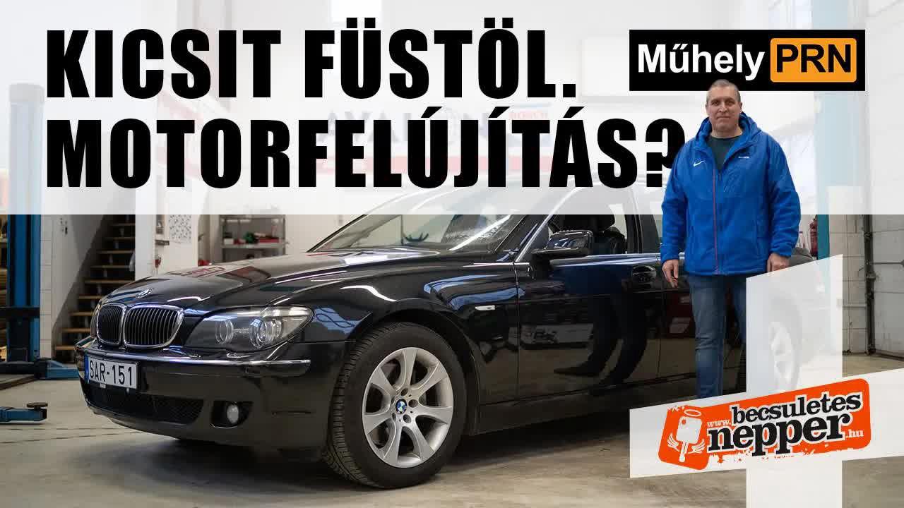 Thumbnail for A vételár csak belépő, utána is repkednek a milliók – BMW 750i – 2006 – MűhelyPRN 241