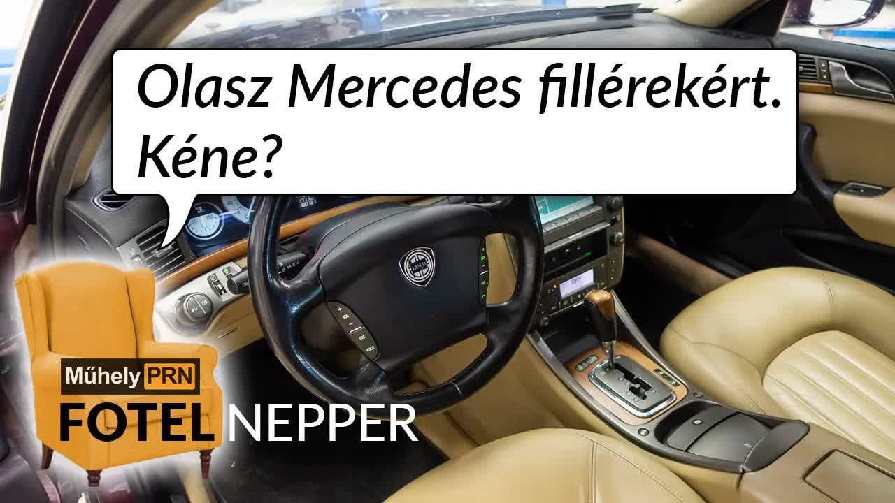 Fotelnepper: Olasz Mercedes fillérekért. Kéne?