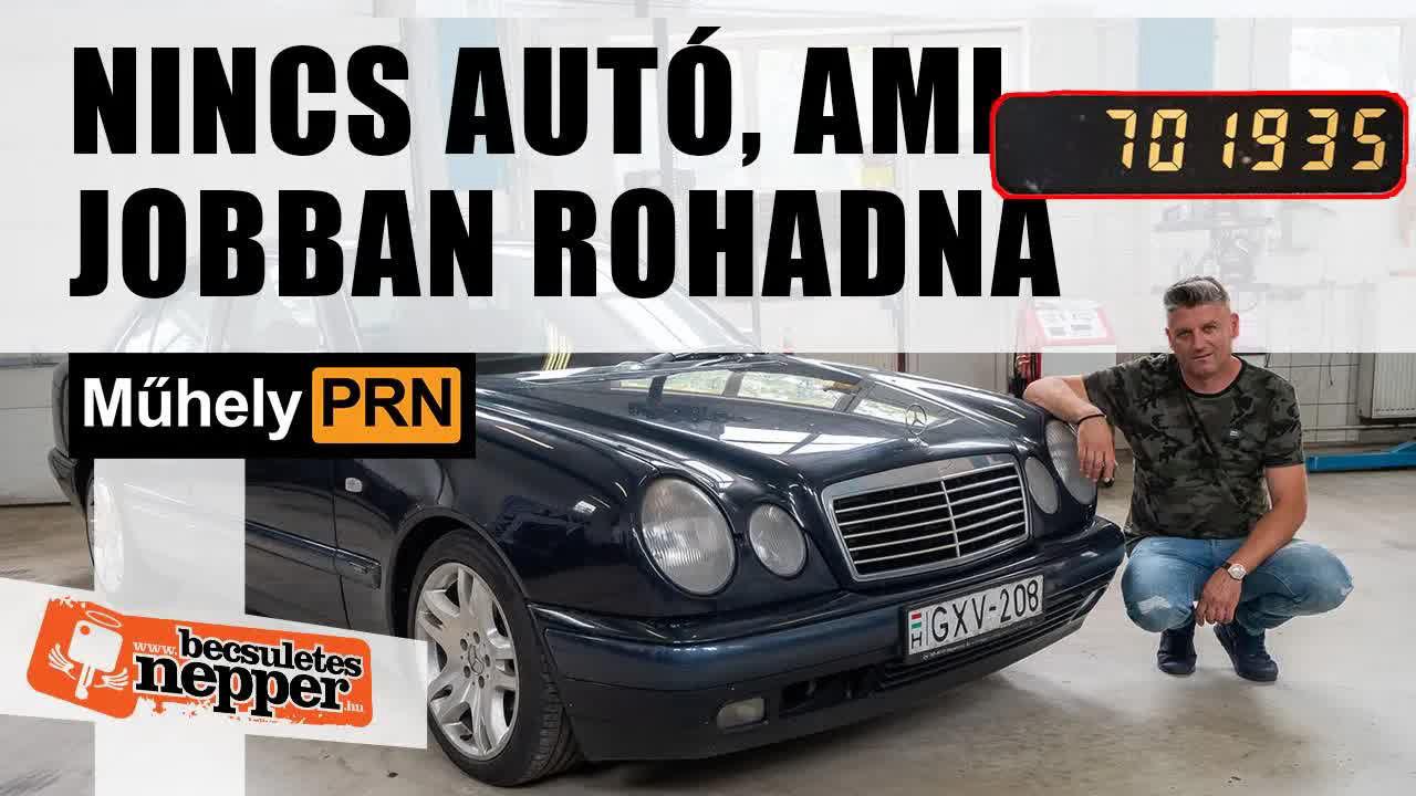 Thumbnail for Becsületesnepper: „Nincs autó, ami jobban rohadna” – Mercedes E 220 CDI (1999) –  MűhelyPRN 155.
