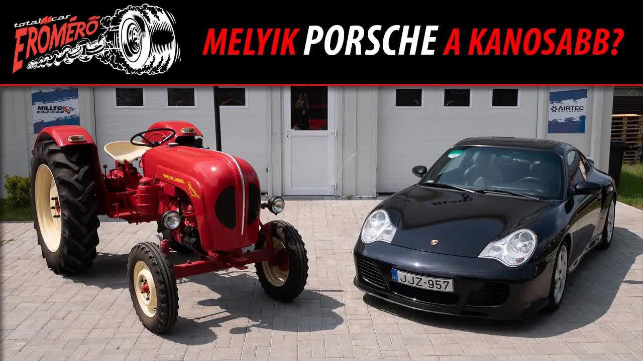 Melyik a kanosabb: Porsche 911 Turbo (996) és Porsche 238 traktor - Totalcar Erőmérő