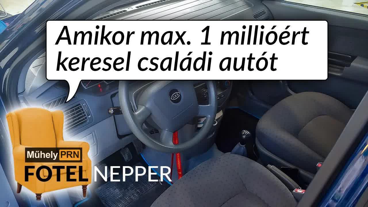 Fotelnepper: Amikor max. 1 millióért keresel családi autót