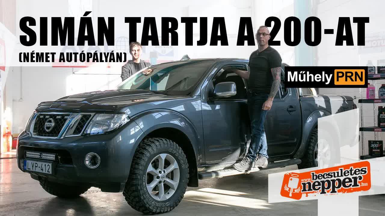 Bírja a terepet, amíg el nem reped az alváz! – Nissan Navara – 2011 – MűhelyPRN 186.