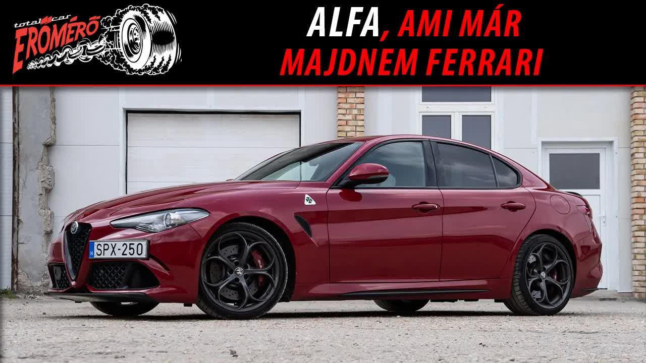 Alfa szedán Ferrari motorral: Giulia Quadrifoglio 2016-ból - Totalcar Erőmérő