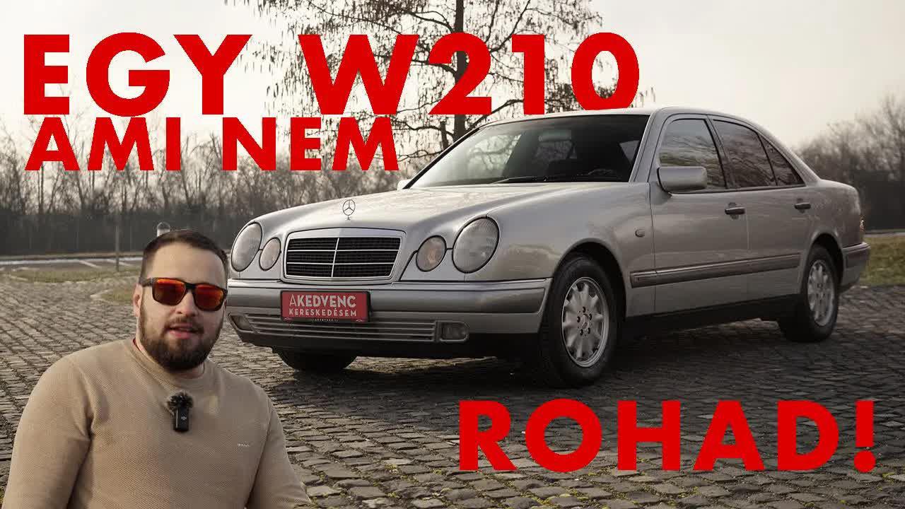 Thumbnail for Hihetetlen, de ebből is lesz rendes veterán! – Mercedes W210 E200 használtteszt