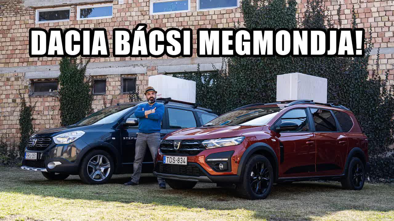 Dacia Jogger TCe 110 vs. Lodgy SCe 100 - Totalcar Teszt