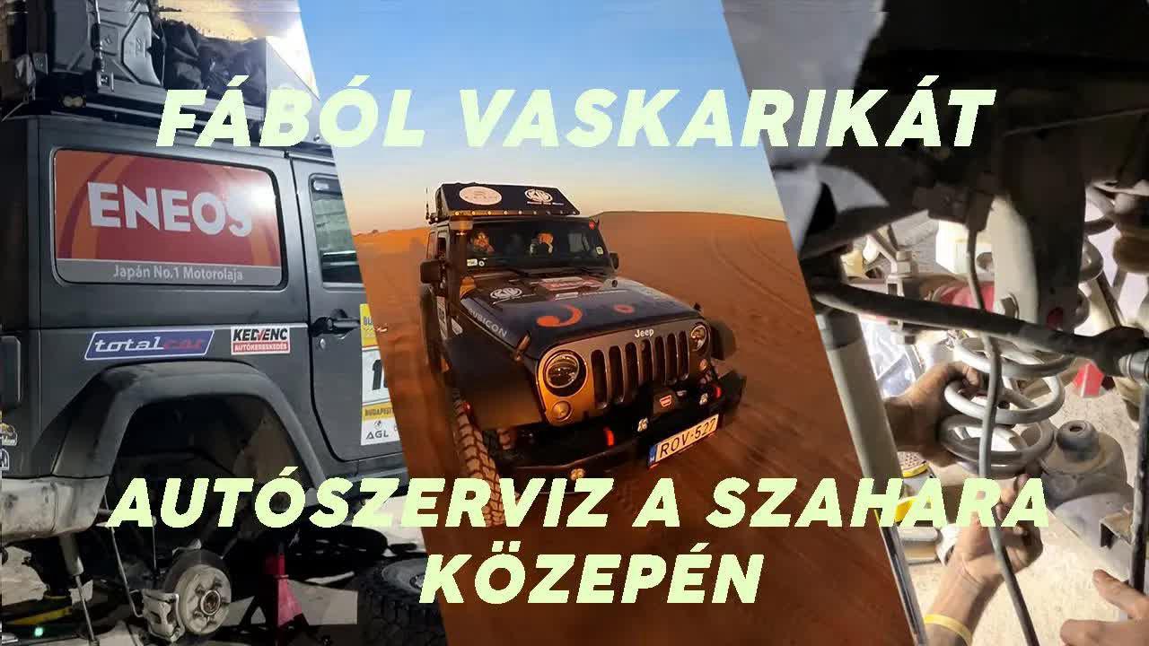 Fából vaskarikát - autószerviz a Szahara közepén 🌍🤘 Total Bamako - 4. rész