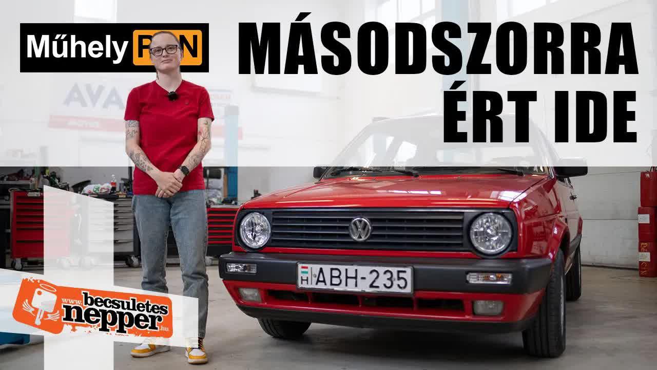 1989, Playboy-magazin, és egy boldog autószerelő! – Volkswagen Golf II 1,6D – 1989 – MűhelyPRN 253.