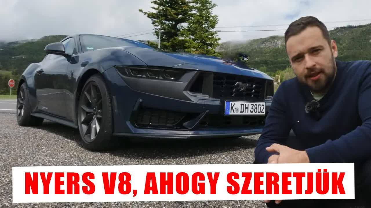 Merev, éles és hülyeségre csábít – Ford Mustang Dark Horse 5,0 V8