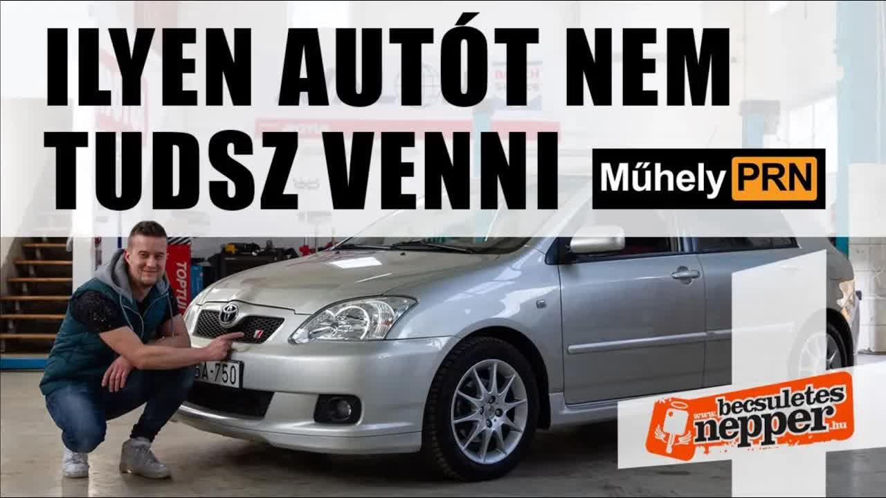 Teste szürke, hangja éles: jó kocsi a Corolla TS – Toyota Corolla TS 1,8 VVTLi – 2005– MűhelyPRN 202