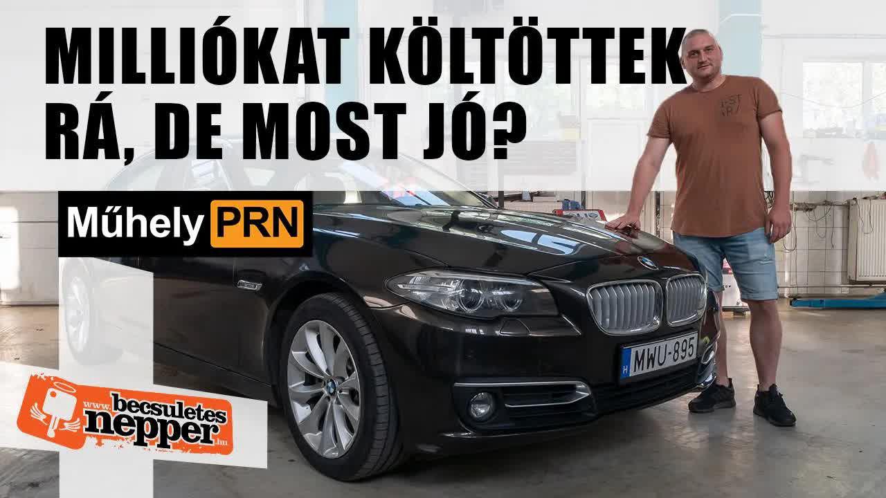 Ilyen egy BMW, ha megadnak neki mindent – BMW 520xd (2014) –  MűhelyPRN 163.