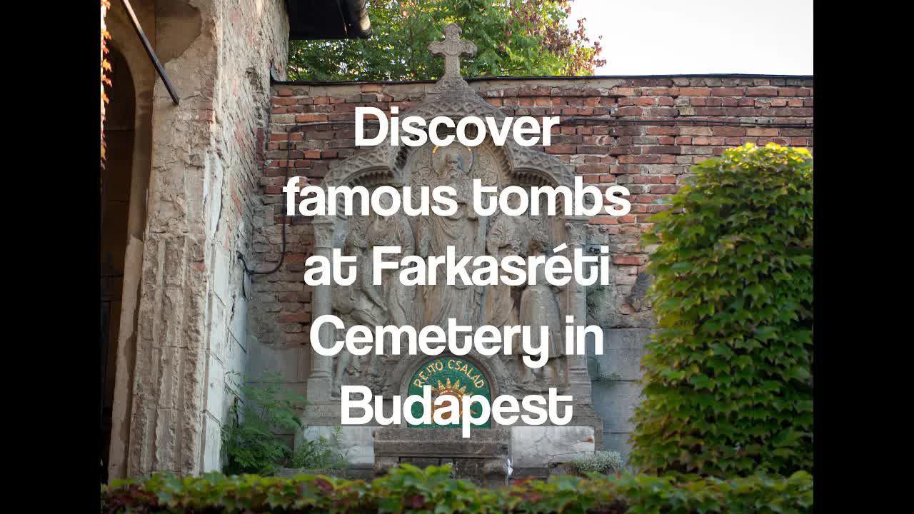 Wander among famous Hungarians at historic Farkasréti Cemetery