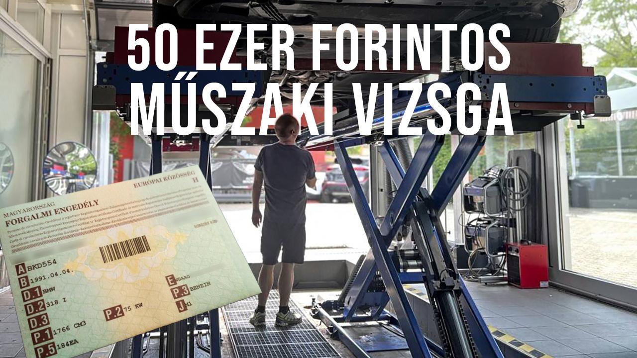 Thumbnail for Nem ússzuk meg: 50 ezer forint lesz a műszaki vizsga februártól