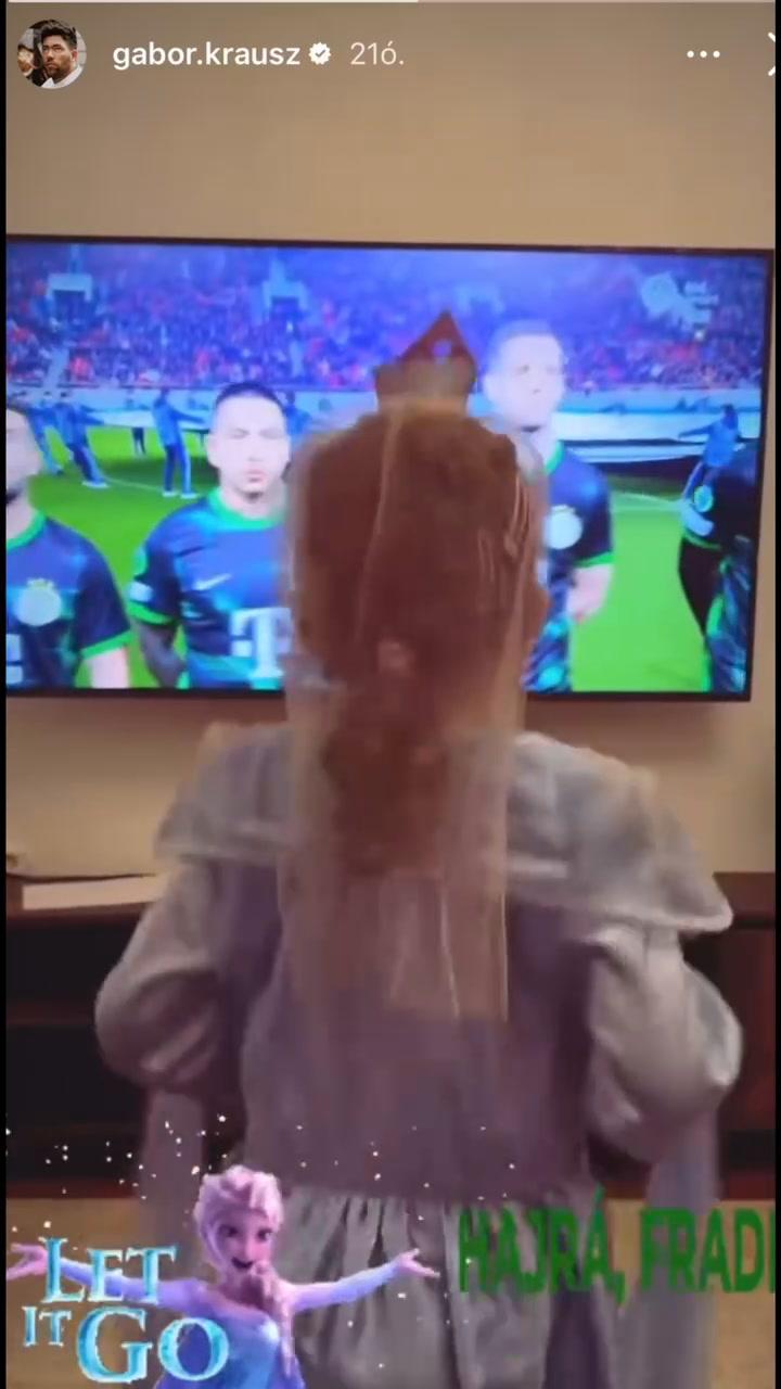Krausz Gábor kislánya