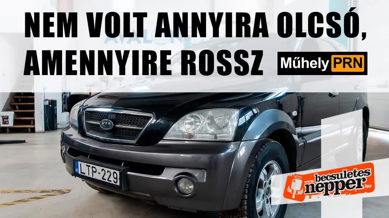 Thumbnail for MűhelyPRN 89.: Nem volt annyira olcsó, amennyire rossz (Kia Sorento - 2002)