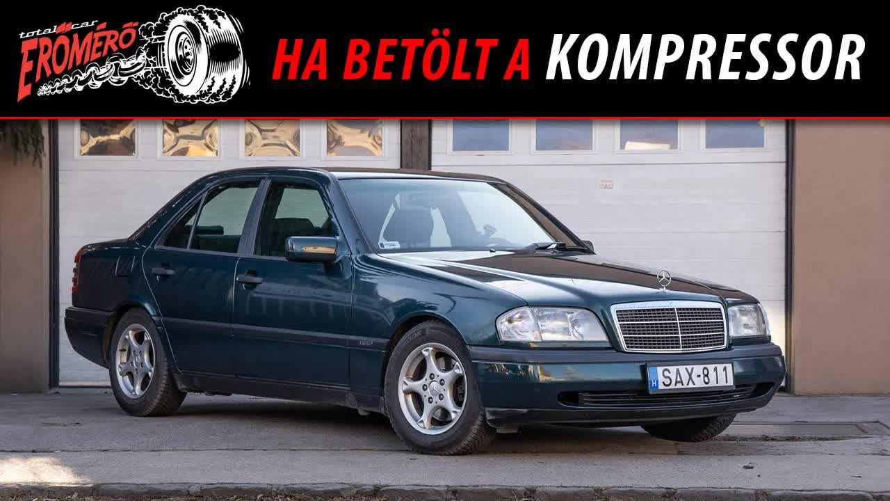 Mercedes C230 Kompressor 1995-ből - Totalcar Erőmérő