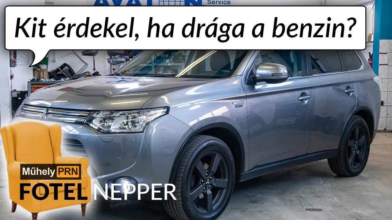 Fotelnepper: Rezsicsökkentős autót valaki?  – Mitsubishi Outlander PHEV – 2015.