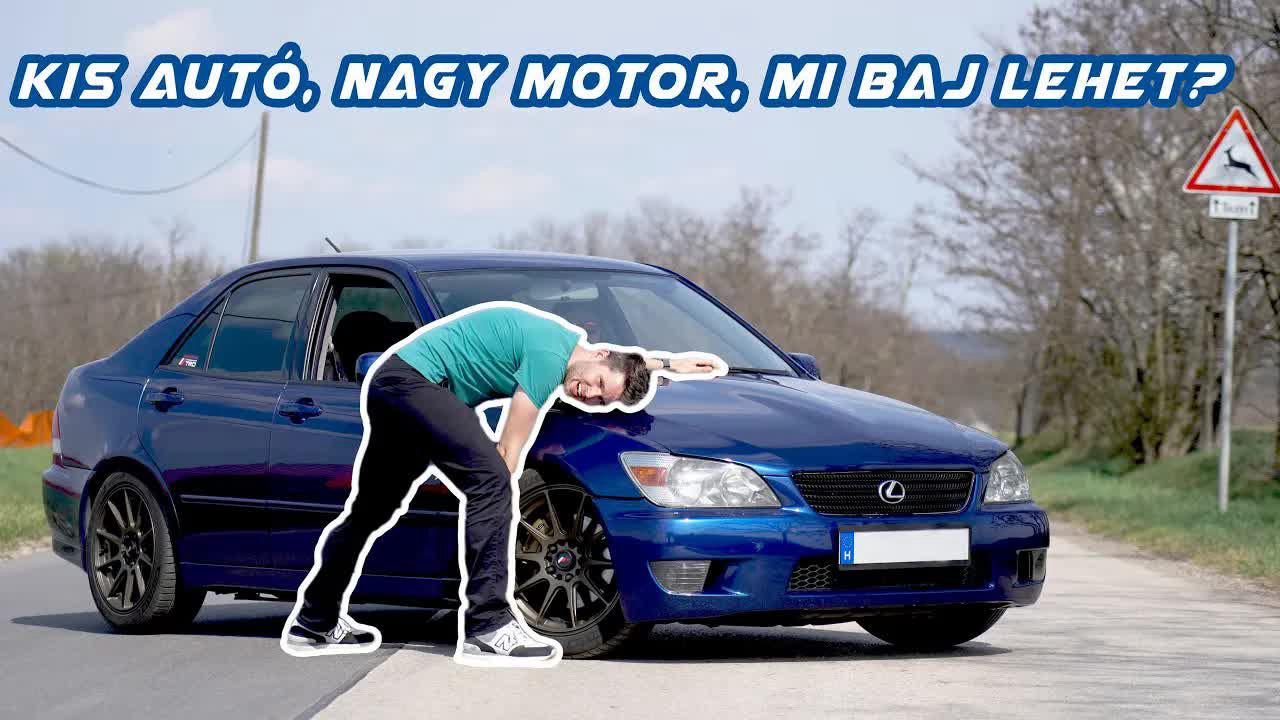A legjobb tuning: tegyél bele kétszer akkora motort! - Lexus IS200 V8