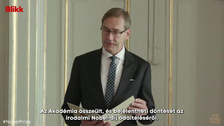 Thumbnail for Krasznahorkai László kapta az irodalmi Nobel-díjat