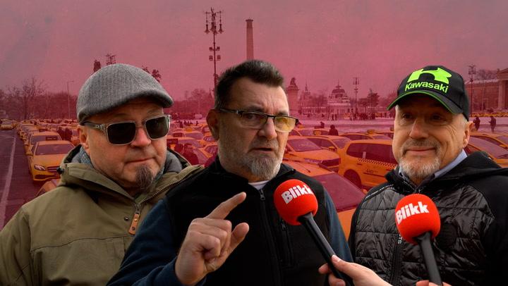Thumbnail for A Hősök terén tüntettek a taxisok
