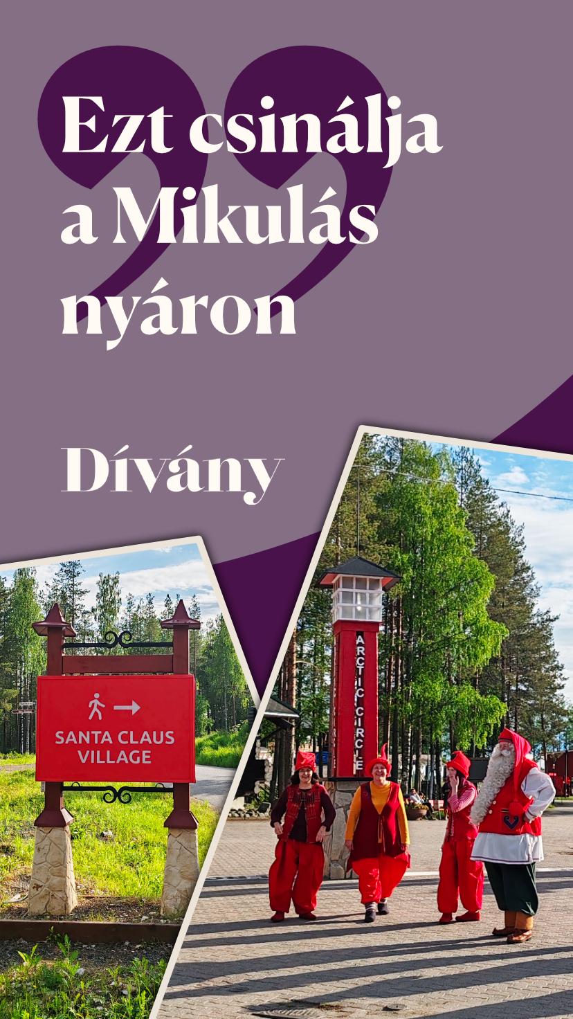 Furcsa videó készült az igazi finn Mikulásról
