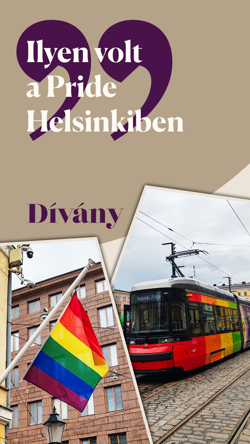 Ilyennek még nem láttad a Pride-ot: még a villamos is szivárványszínű volt Helsinkiben