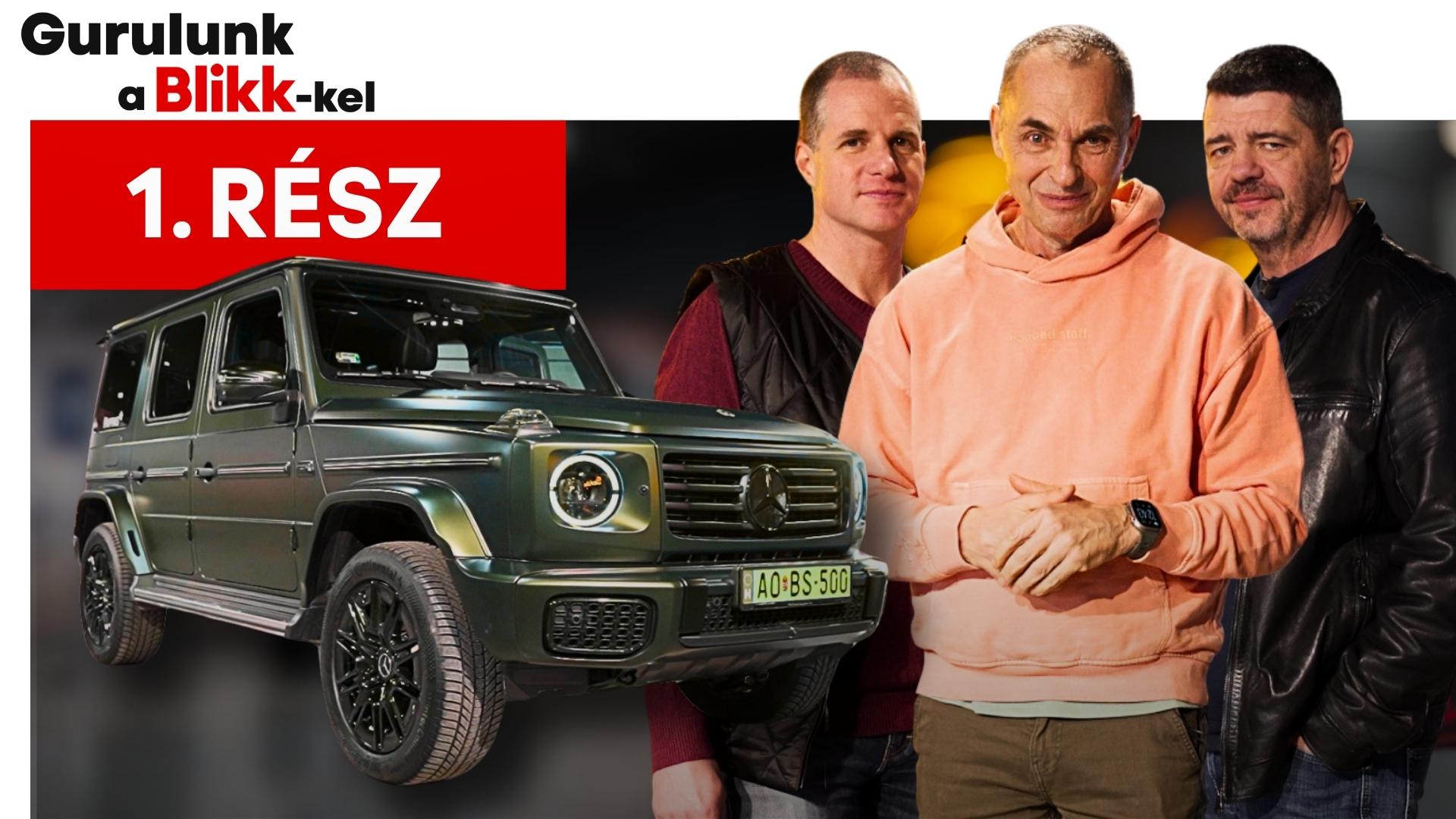 Thumbnail for Indul a Gurulunk a Blikken: Palik László tesztelte 73 milliós elektromos G Mercit