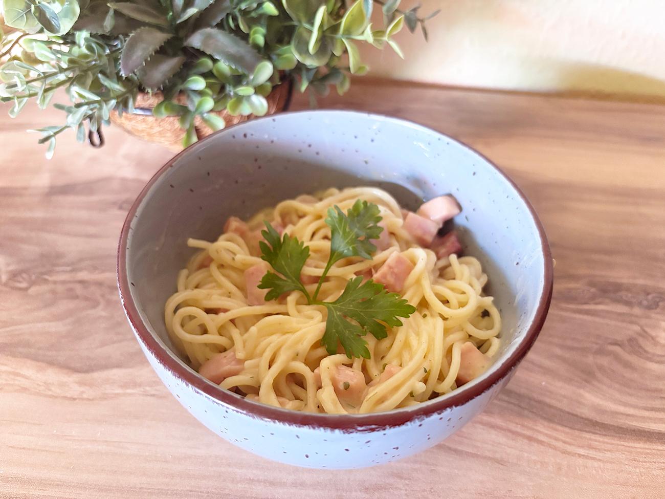 Thumbnail for Hamis carbonara spagetti