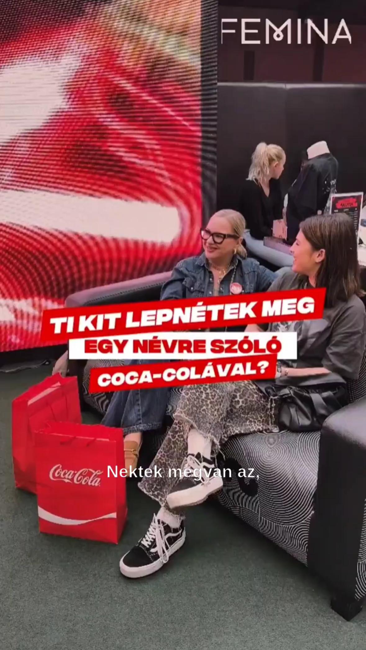 A Valmarral ünnepeltük a Coca Cola ikonikus neves palackjainak visszatérését