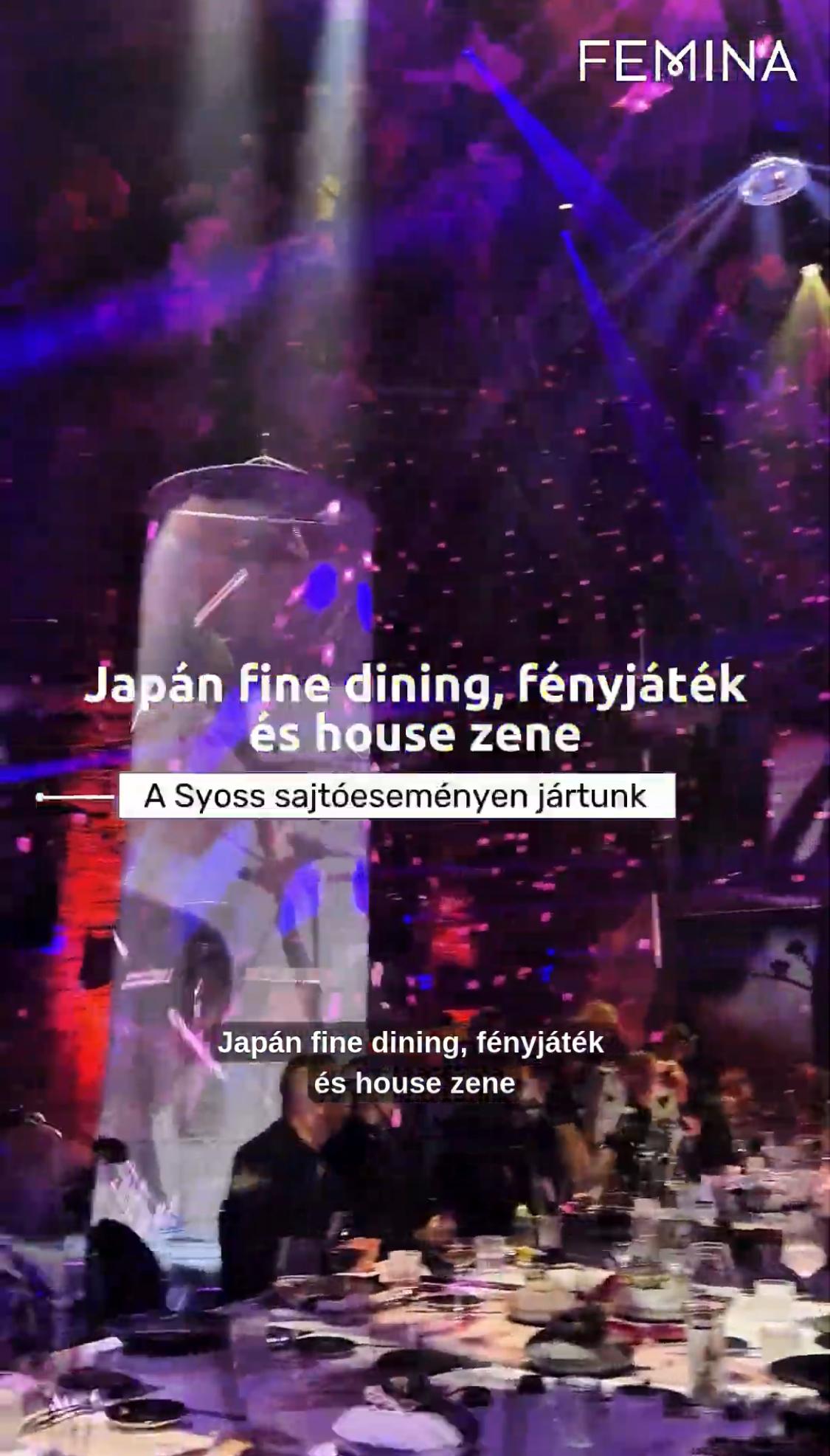Japán fine dining, lézershow és techno a Kiscelli Múzeumban: extravagáns Syoss eseményen jártunk