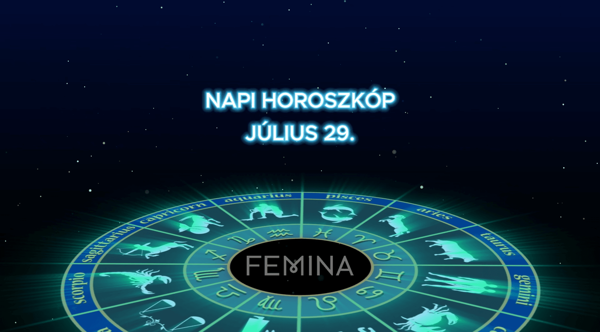 Thumbnail for Napi horoszkóp 2026. július 29.:  A Mérlegek karrierje új lendületet kap