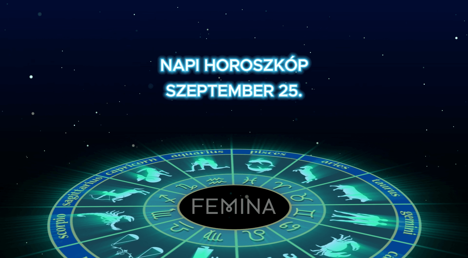 Thumbnail for Napi horoszkóp 2026. szeptember 25.: Fontos szakmai elismerést kap a Szűz