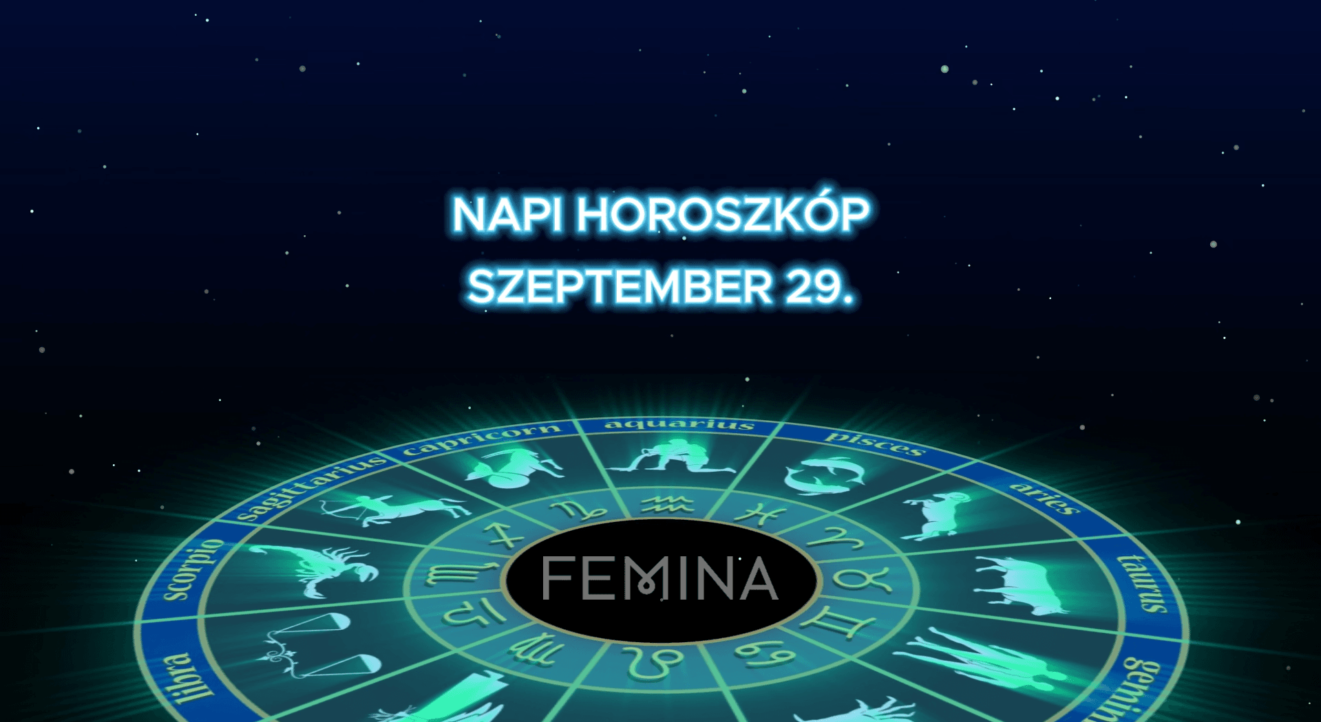 Thumbnail for Napi horoszkóp 2026. szeptember 29.: A Rák egészsége és energiája csúcsra jár