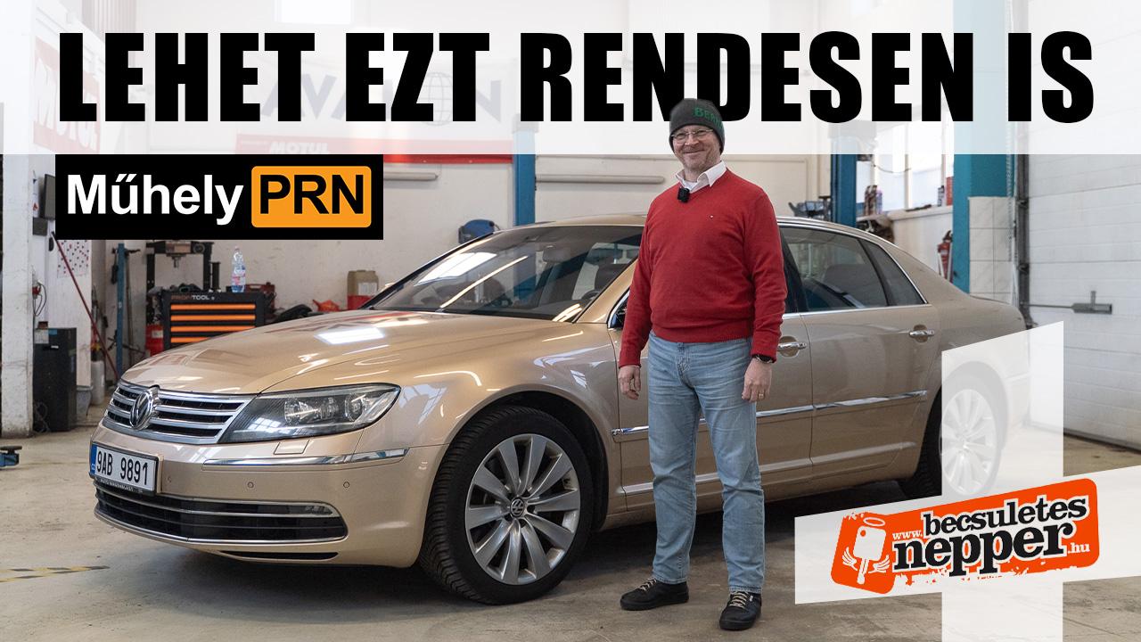 Thumbnail for A Phaeton visszatér és lecsap! – Volkswagen Phaeton 3,0 V6 TDI – 2015 – MűhelyPRN 294.