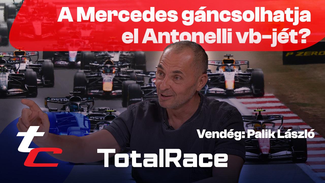 Thumbnail for Palik László: Nem Leclerc nyerte meg, Antonelli veszítette le a Brit Nagydíjat – TotalRace 8.