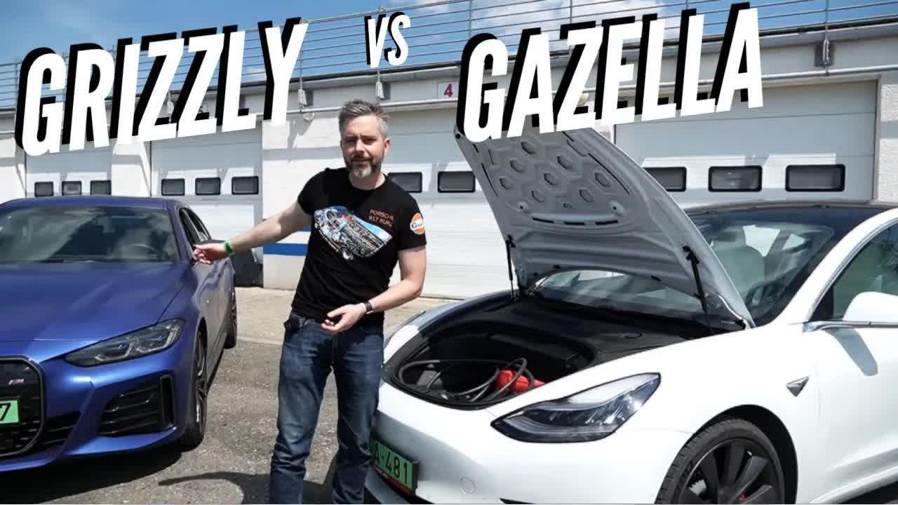 Thumbnail for Tesla Model 3 Performance vs. BMW i4 M50 - lejátszottuk versenypályán (is)