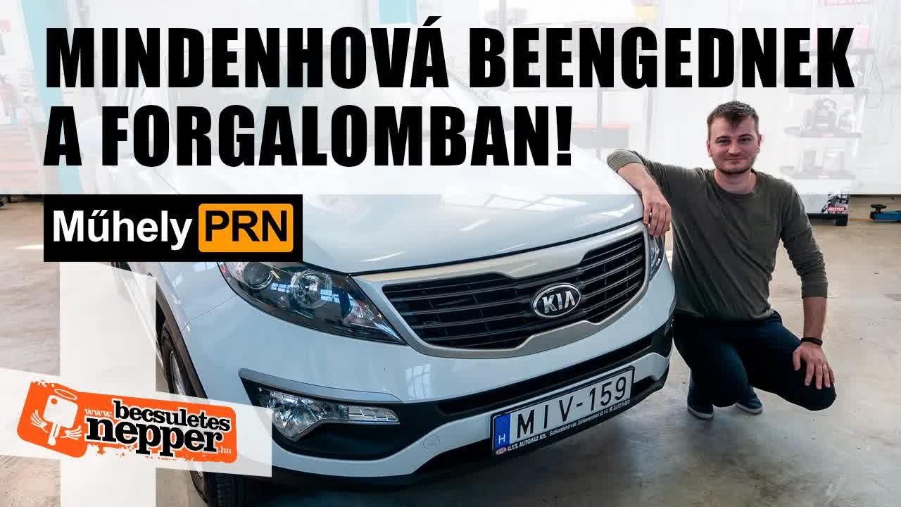 Thumbnail for Ötven méter próbaút elég? – Kia Sportage 1.6 GDI – MűhelyPRN