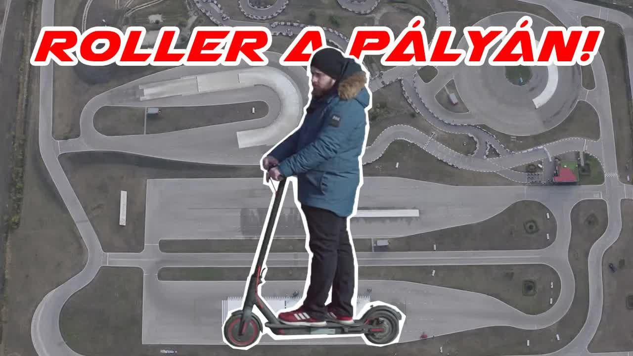 Elektromos roller egy Totalcar forgatáson – Xiaomi M365 Pro teszt