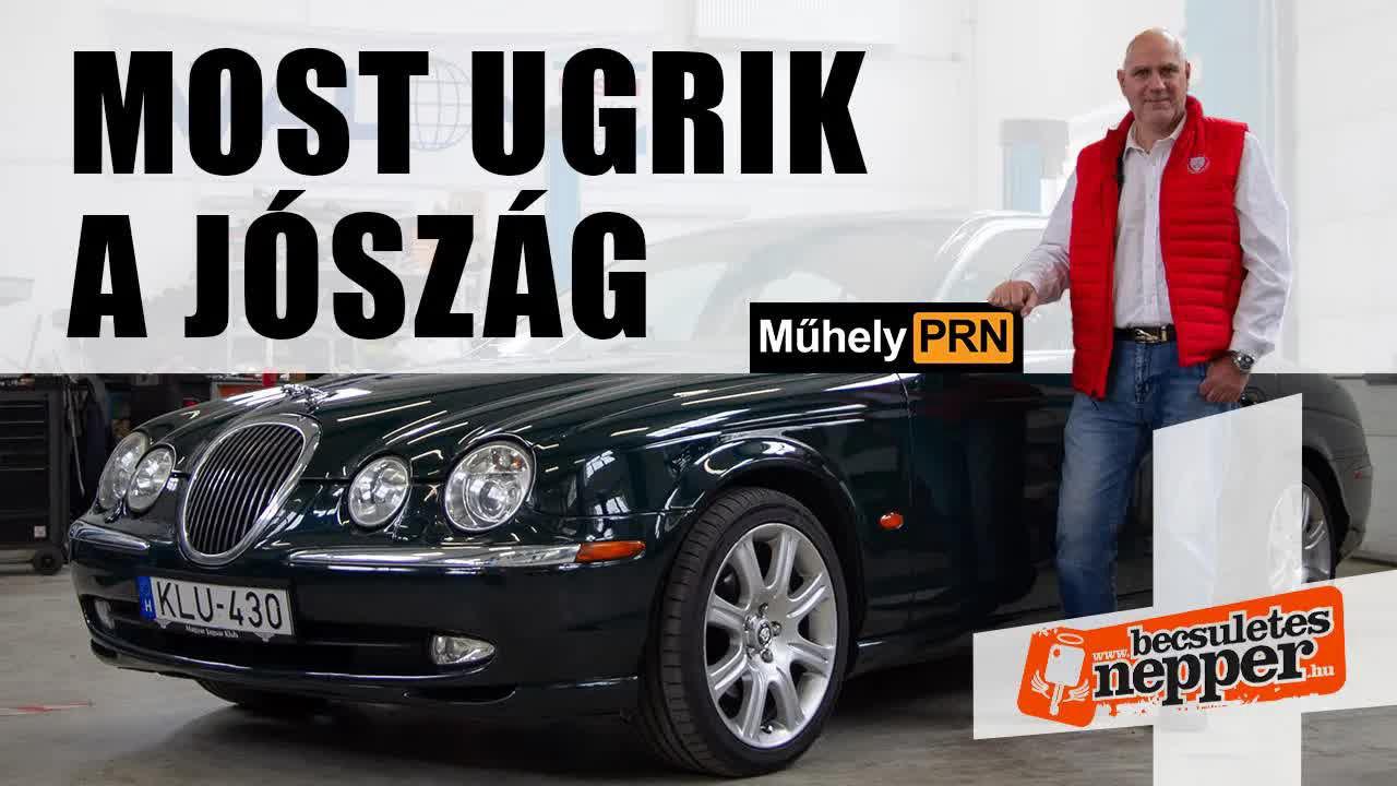 Thumbnail for Angol luxus, elegáns árajánlat – Jaguar S-Type – 2003 – MűhelyPRN 177