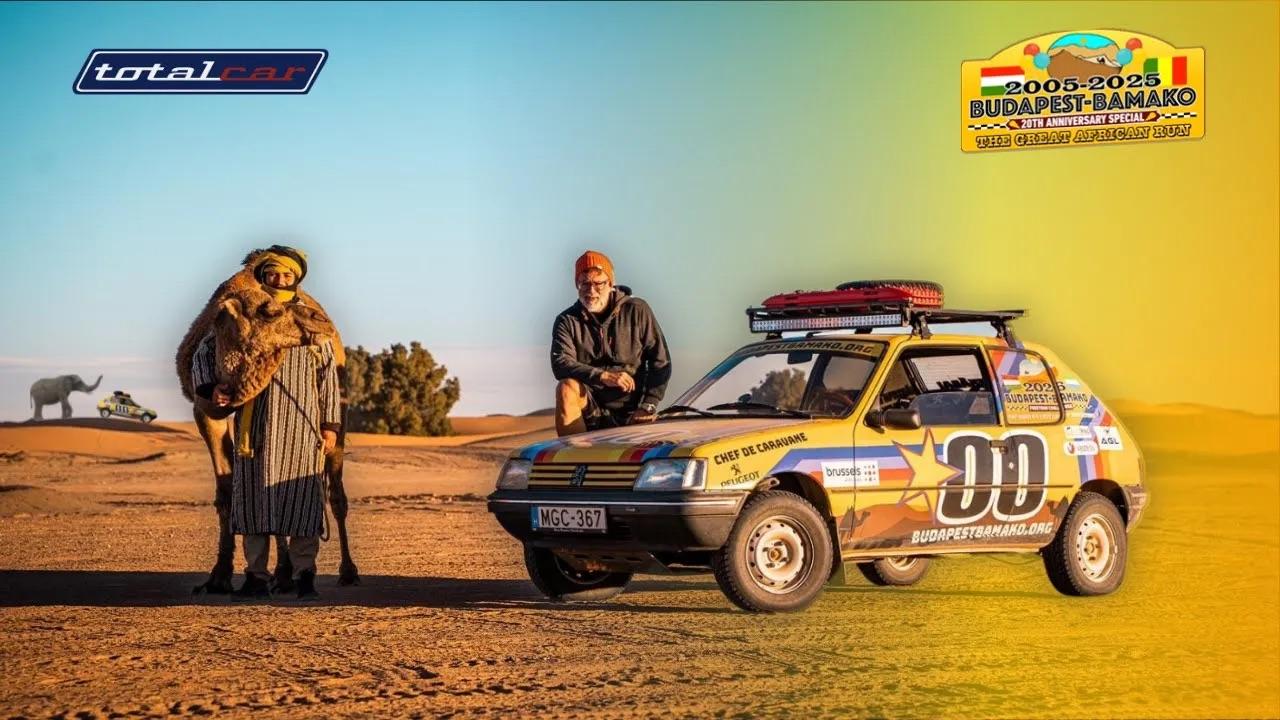Így szalad a magyar Peugeot 205 a Szahara dűnéin Villám Gézával