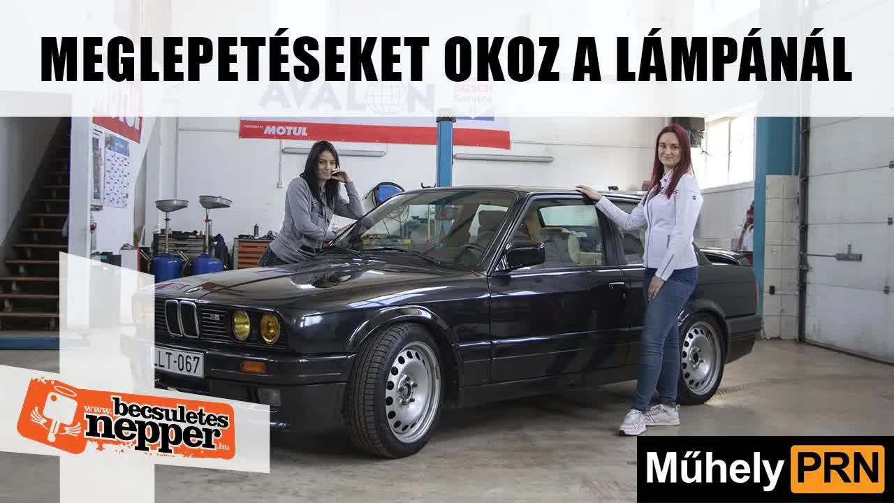 Lenézett csapatós volt, értékes veterán lett – BMW E30 – 1989 – MűhelyPRN 203