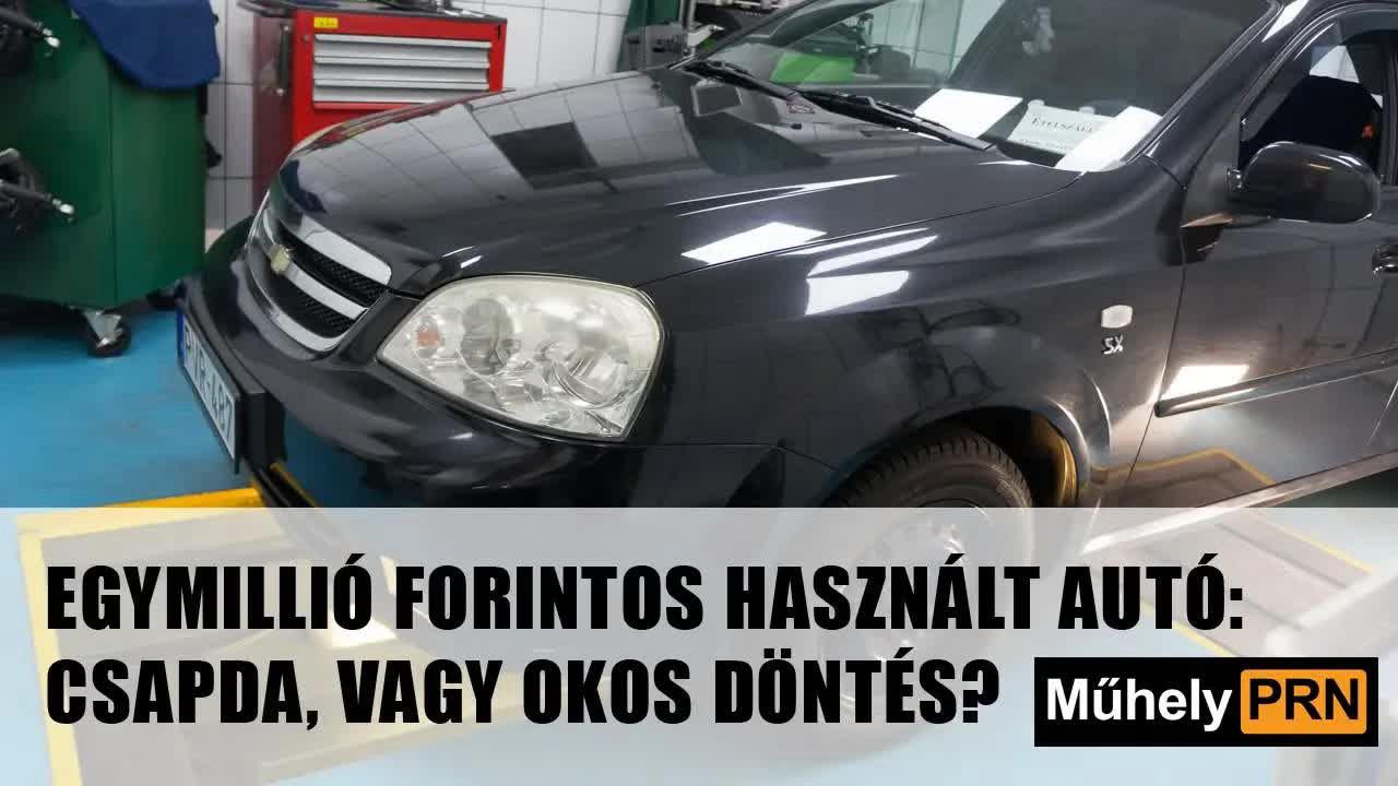 Thumbnail for MűhelyPRN 6.: Egymillió forintos használt autó: csapda, vagy okos döntés?