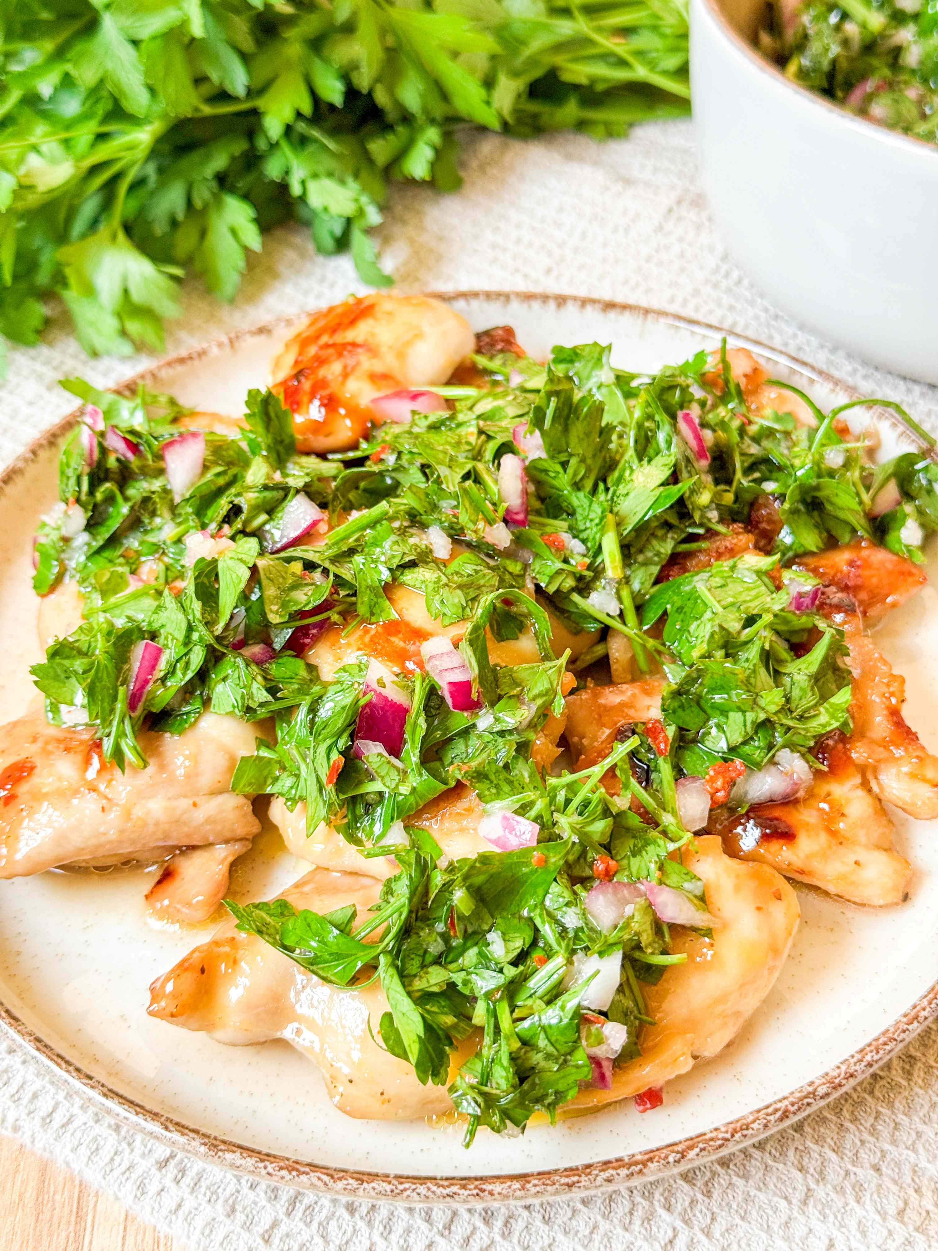 Chimichurri csirkecomb
