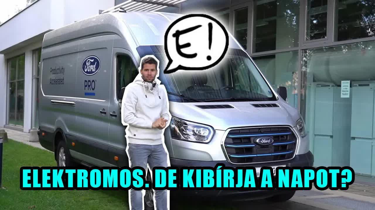 Thumbnail for Végre valódi munkát végeztem - Ford E-Transit teszt